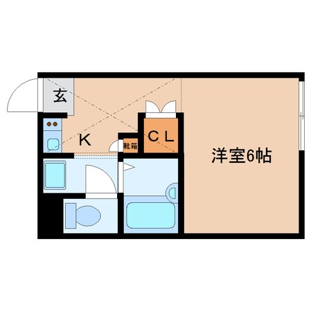 近鉄郡山駅 徒歩7分 2階の物件間取画像